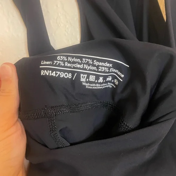 Outdoor Voices Volley Racerback Dress Navy Athletic Tennis Active Size S - Picture 6 of 9